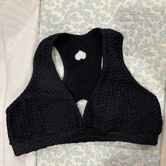 Booty By Brabants black chrome textured work out set - Picture 3 of 7